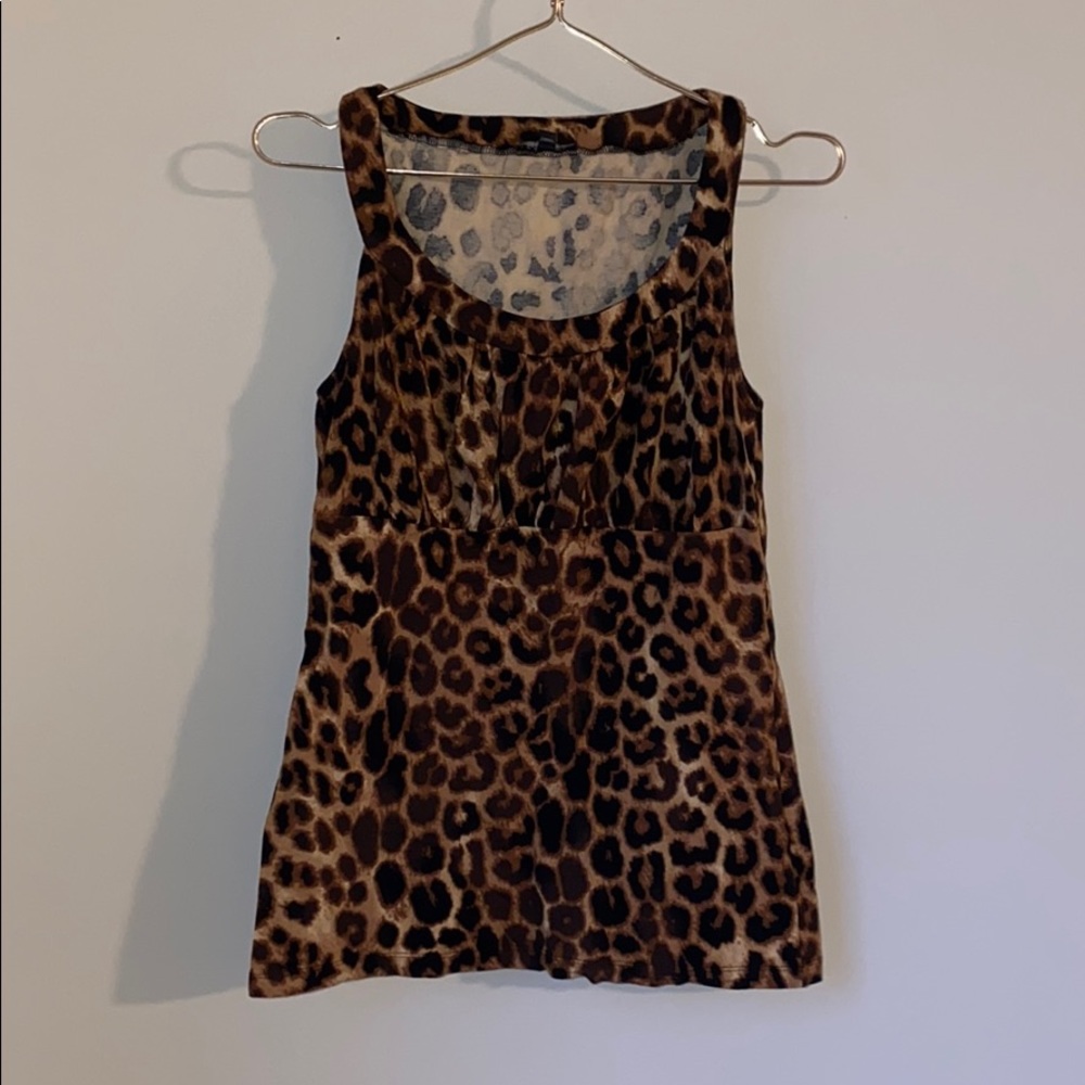 Express leopard tank size medium